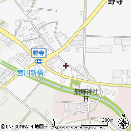 富山県小矢部市野寺205周辺の地図