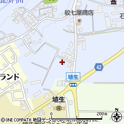 富山県小矢部市埴生530-1周辺の地図