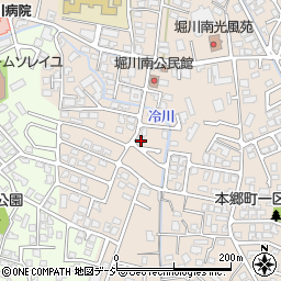 富山県富山市本郷町171-22周辺の地図