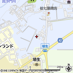 富山県小矢部市埴生589周辺の地図