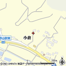 栃木県那須烏山市小倉1158-2周辺の地図