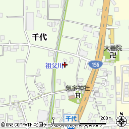 富山県砺波市千代171周辺の地図