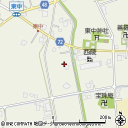 富山県砺波市東中387周辺の地図