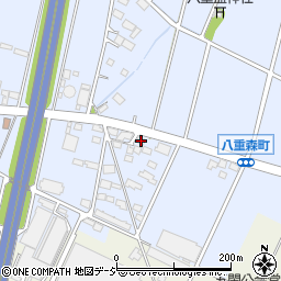 長野県須坂市八重森243周辺の地図