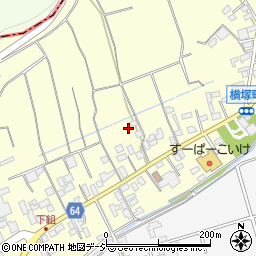 群馬県沼田市横塚町周辺の地図