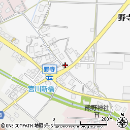 富山県小矢部市野寺166周辺の地図
