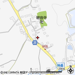 栃木県那須烏山市神長550周辺の地図