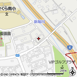 栃木県さくら市氏家1051-4周辺の地図