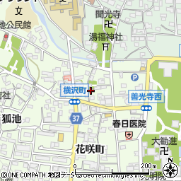 横沢町公民館周辺の地図