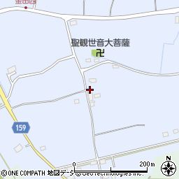 栃木県宇都宮市金田町348-1周辺の地図