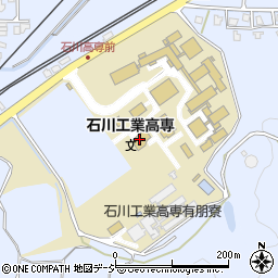 国立石川工業高等専門学校周辺の地図