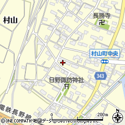 長野県須坂市村山町周辺の地図