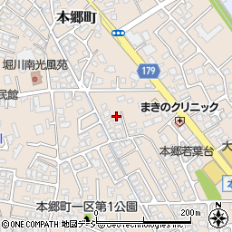 富山県富山市本郷町157-3周辺の地図
