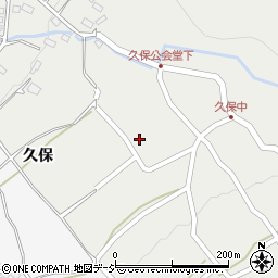 長野県高山村（上高井郡）久保周辺の地図