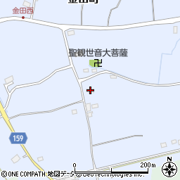 栃木県宇都宮市金田町348周辺の地図