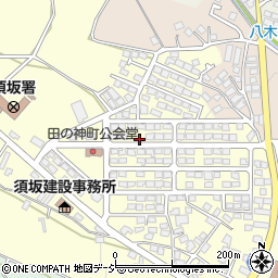長野県須坂市田の神町周辺の地図