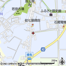 富山県小矢部市埴生257-1周辺の地図