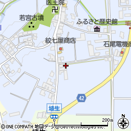 富山県小矢部市埴生257-2周辺の地図