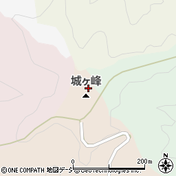 城ケ峰周辺の地図