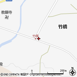 石川県津幡町（河北郡）竹橋（テ）周辺の地図
