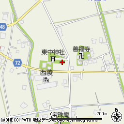 富山県砺波市東中317周辺の地図