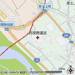 月夜野運送株式会社　井土上Ｅ倉庫周辺の地図