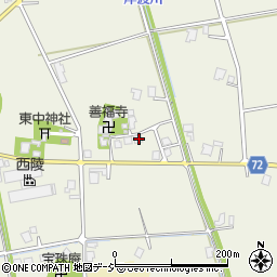 富山県砺波市東中215周辺の地図