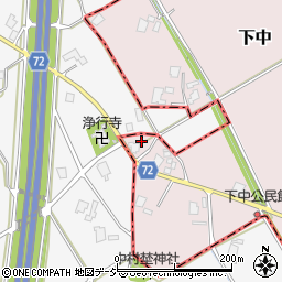富山県砺波市下中122周辺の地図