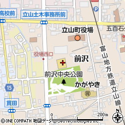 北陸銀行ウエルシア富山立山店 ＡＴＭ周辺の地図