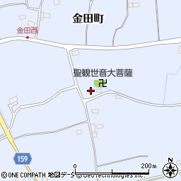 栃木県宇都宮市金田町406周辺の地図