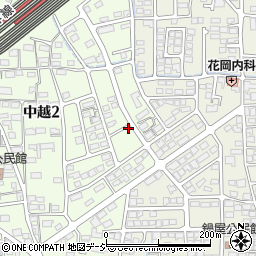 北長野１号公園トイレ周辺の地図