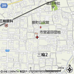西沢青果店周辺の地図