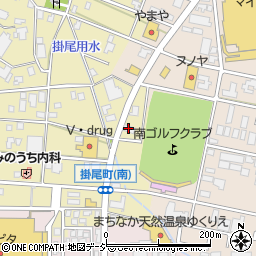 メガネハウス　富山掛尾店周辺の地図