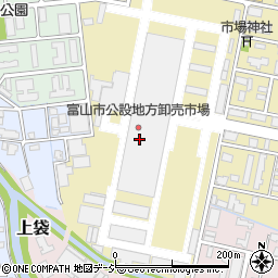 富山中央青果株式会社　果実部周辺の地図