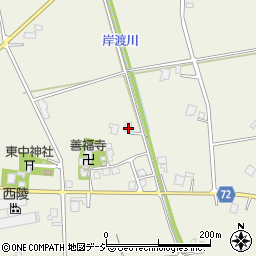 富山県砺波市東中141周辺の地図