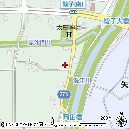 富山県小矢部市綾子2246周辺の地図