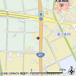 富山県小矢部市島206周辺の地図