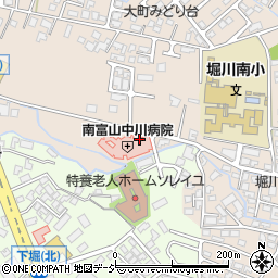 南富山　中川病院周辺の地図