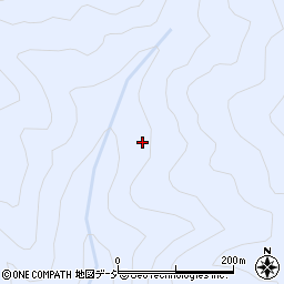 東芦見谷周辺の地図