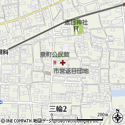 市営返目団地２６－１周辺の地図