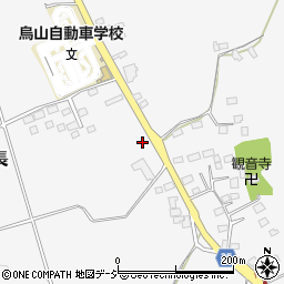 栃木県那須烏山市神長474周辺の地図