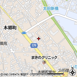 富山県富山市本郷町98-29周辺の地図