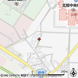 富山県小矢部市野寺周辺の地図