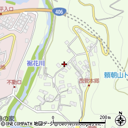 長野県長野市茂菅320周辺の地図