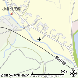栃木県那須烏山市小倉385周辺の地図
