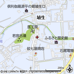 富山県小矢部市埴生663周辺の地図