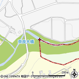奈良大橋周辺の地図