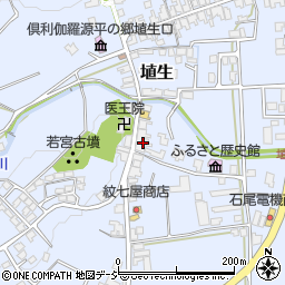 富山県小矢部市埴生664周辺の地図
