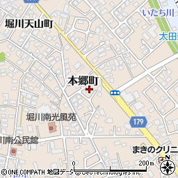 富山県富山市本郷町86周辺の地図
