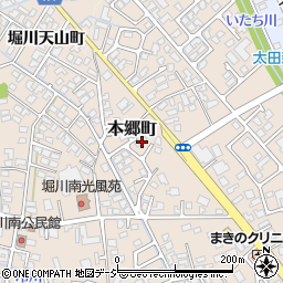 富山県富山市本郷町86-20周辺の地図